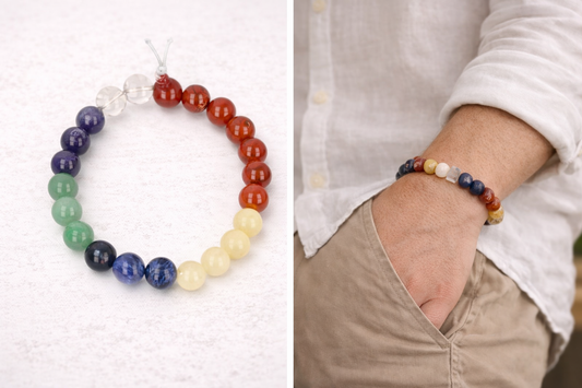 Chakra Powerbead Armband voor Mannen – 10 mm