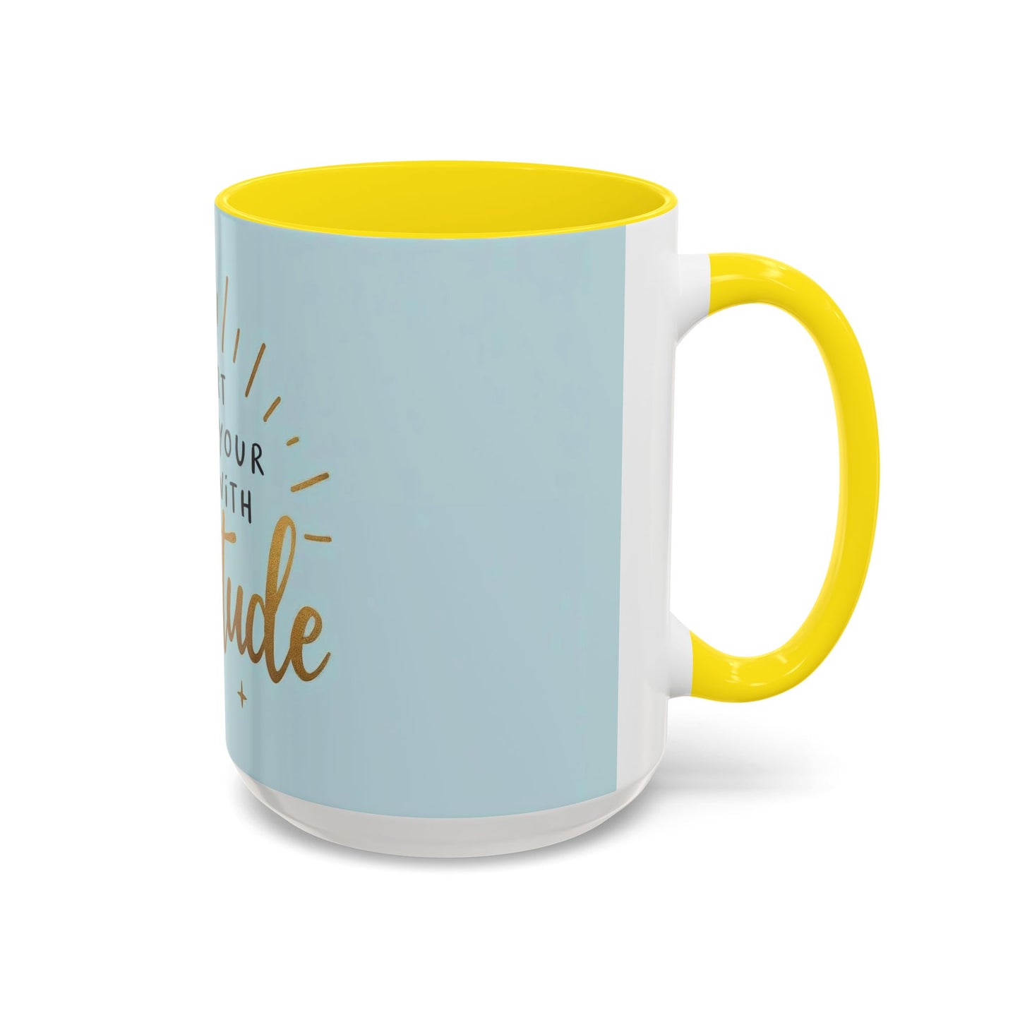 Gratitude Coffee Mug, Motivational Mug, Inspirational Gift, Morning Coffee Cup, Positive Quote Mug