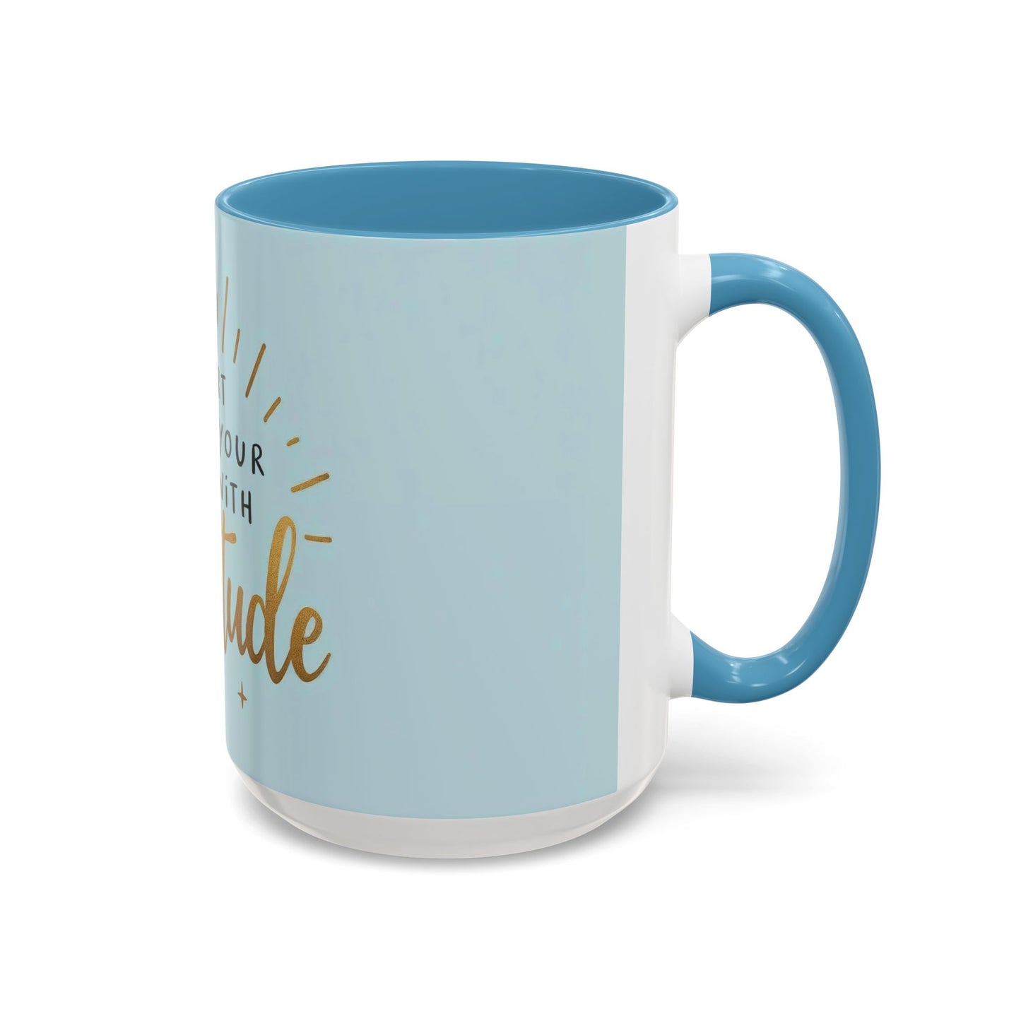 Gratitude Coffee Mug, Motivational Mug, Inspirational Gift, Morning Coffee Cup, Positive Quote Mug