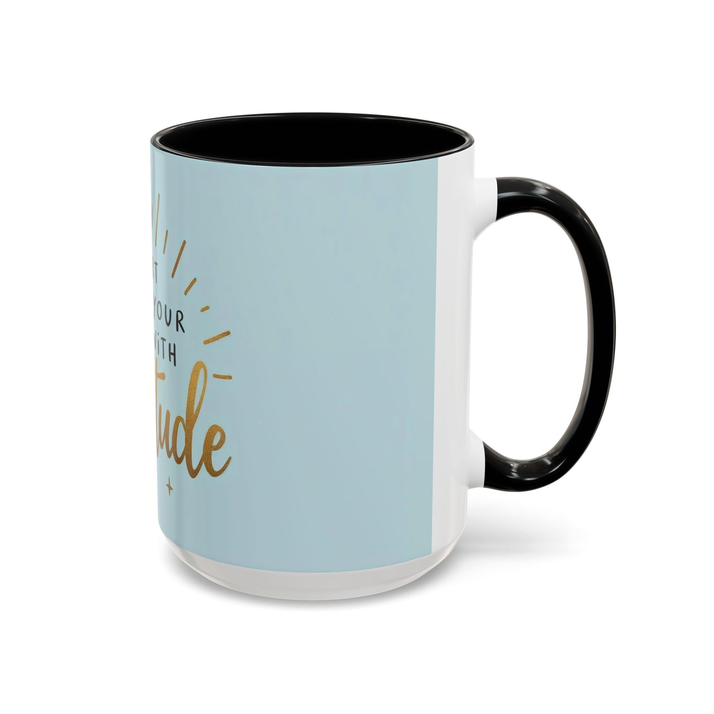 Gratitude Coffee Mug, Motivational Mug, Inspirational Gift, Morning Coffee Cup, Positive Quote Mug