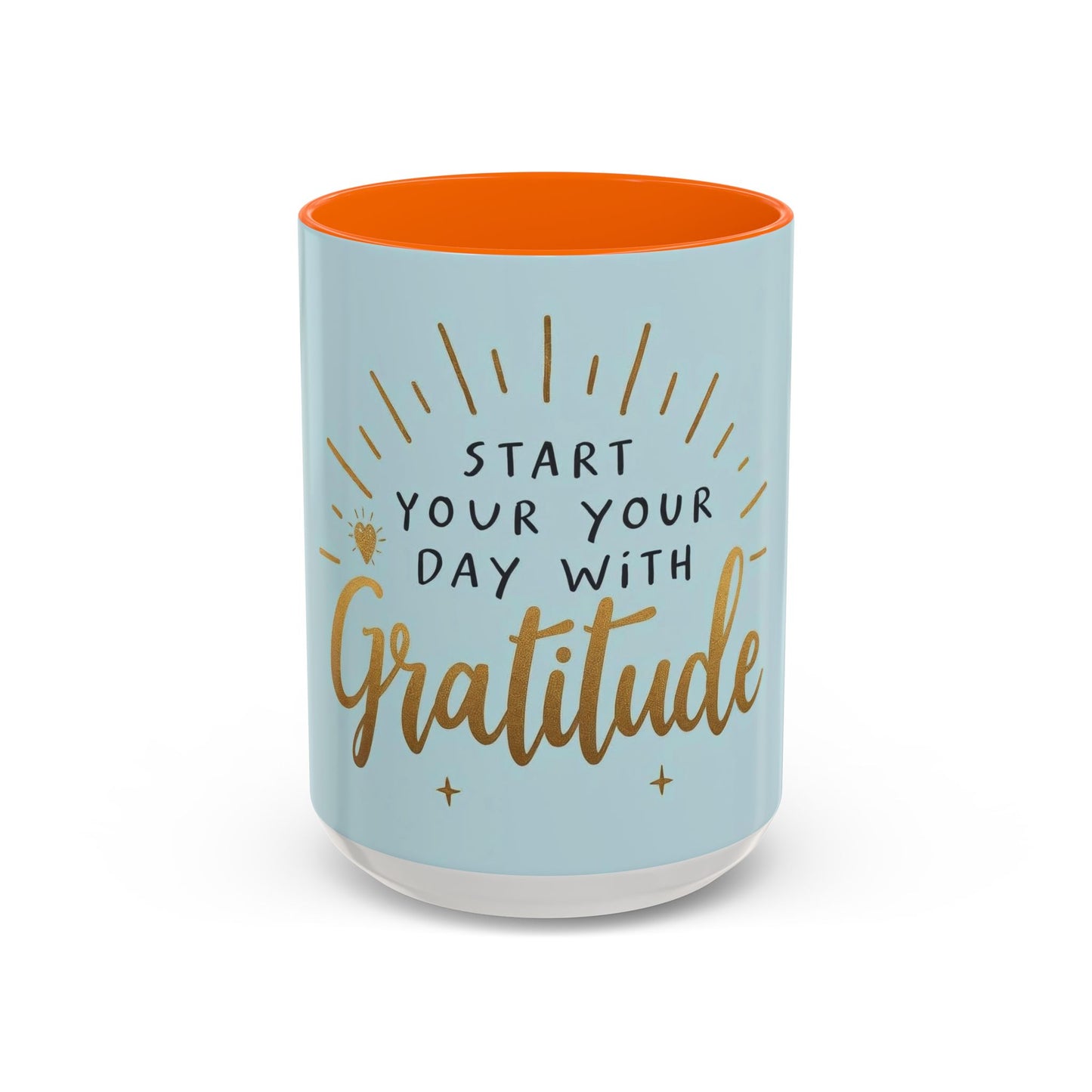 Gratitude Coffee Mug, Motivational Mug, Inspirational Gift, Morning Coffee Cup, Positive Quote Mug